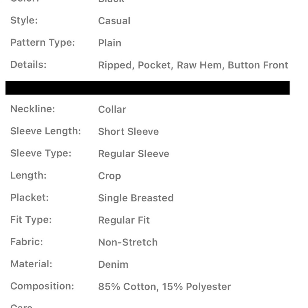 Boho Blue Medium Wash Distressed Ripped Denim Jeans Jacket Shacket - Picture 14 of 14